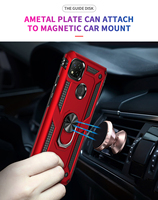 Pancerz pierścień stojak telefon pokrywa dla Xiaomi Redmi 9C NFC 9 9A uwaga 11 10 Pro 9 Pro Redmi 9c Redmi9 TPU zderzak odporny na wstrząsy Shell Case 5